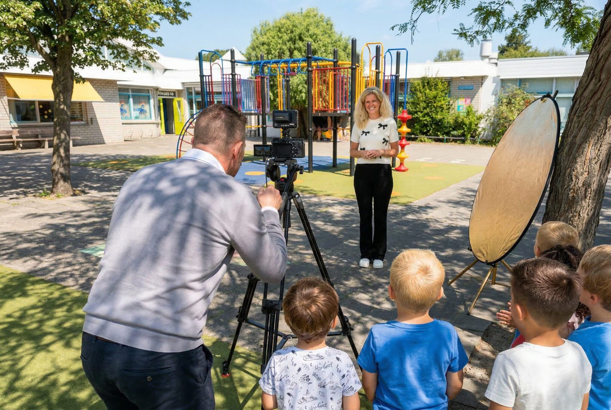 Fotograaf Jacy Toetenel tijdens fotoshoot - melange-design.nl
