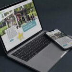 Website ontwerp Kindcentrum De Entree op laptop en iPhone - melange-design.nl